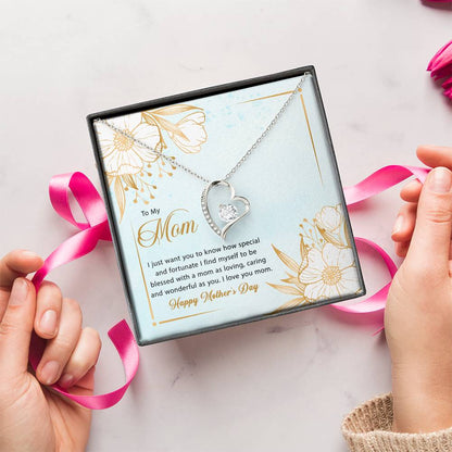 Mother Necklace Customize Gift?? Mother's Day Gift Alluring Necklace Forever Love Necklace
