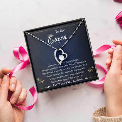My Queen I Will Love You Always Forever Love Necklace 1 Forever Love Necklace