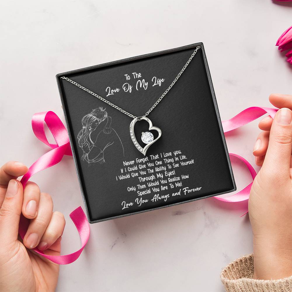 Never Forget That I Love You ?? Forever Love Necklace