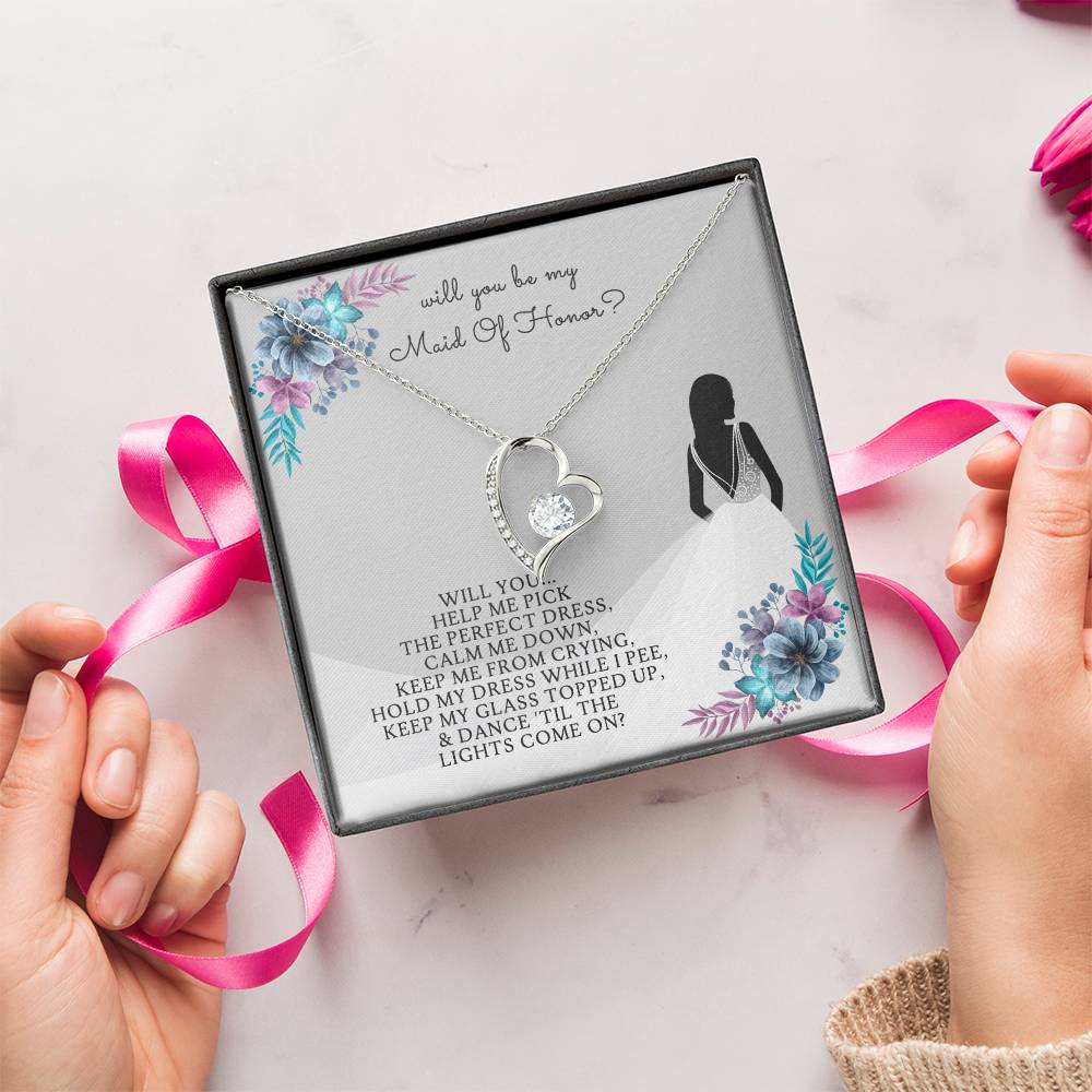 Unique Bridesmaid Jewelrybridesmaid Accessories Jewelry 1 Forever Love Necklace