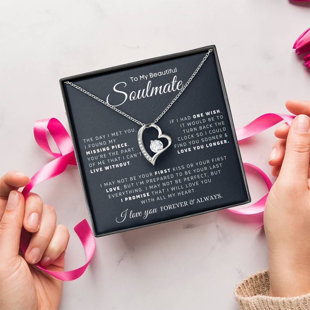 Soulmate - My Missing Piece -  Forever Love Necklace Forever Love Necklace