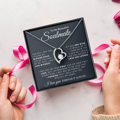 Soulmate - My Missing Piece -  Forever Love Necklace Forever Love Necklace