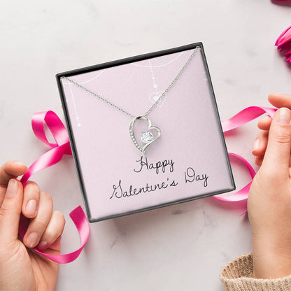 Happy Valentine's Day Necklace 2 Forever Love Necklace