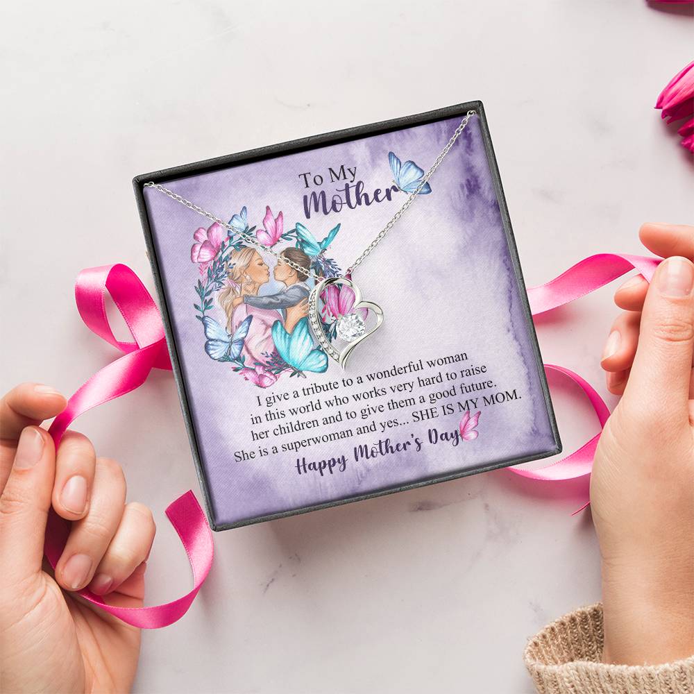 To My Mom 15 Forever Love Necklace