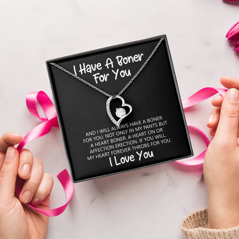 I Have A Heart On For You And Always Will - Forever Love Necklace Forever Love Necklace