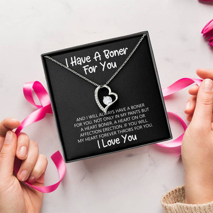 I Have A Heart On For You And Always Will - Forever Love Necklace Forever Love Necklace