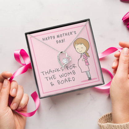 Mother's Day With Message Card 1 Forever Love Necklace