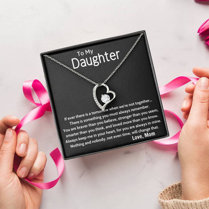 To My Daughter Beautiful Chapters Forever Love Necklace Daughter Necklace Gift For Daughter Xmas Christmas Daughter Gift From Mom 4 Forever Love Necklace