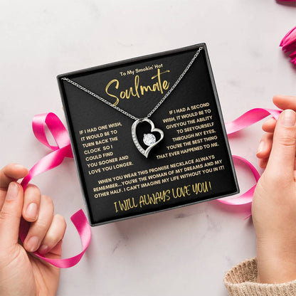 Soulmate - Woman Of My Dreams Forever Love Necklace