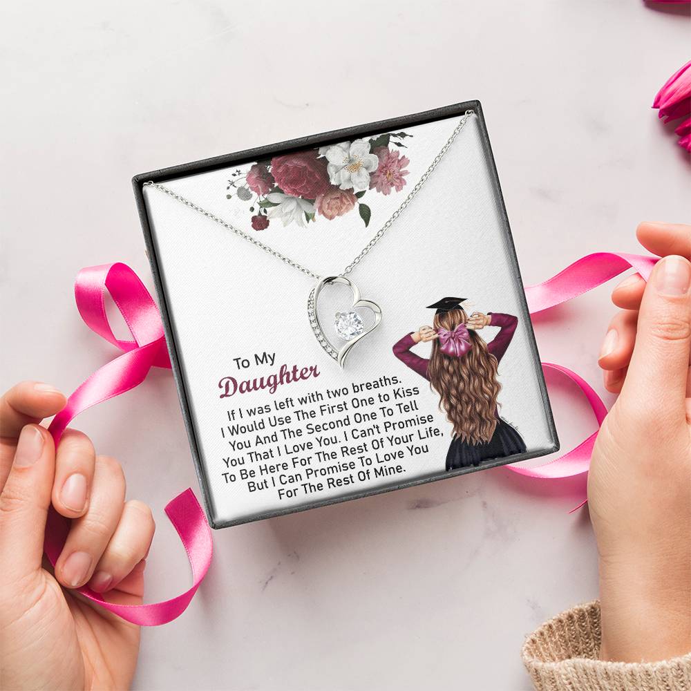 Graduation Gift For Daughter Graduation Day Necklace 1 Forever Love Necklace