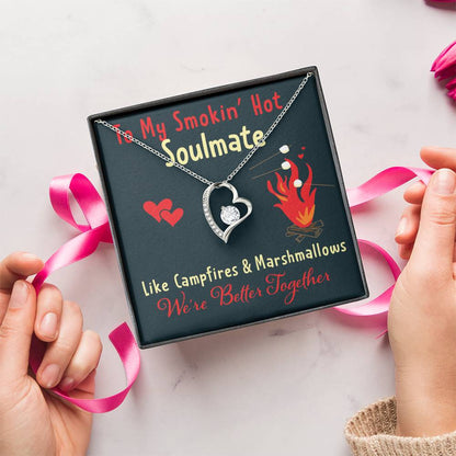 To My Soulmate Forever Love Necklace
