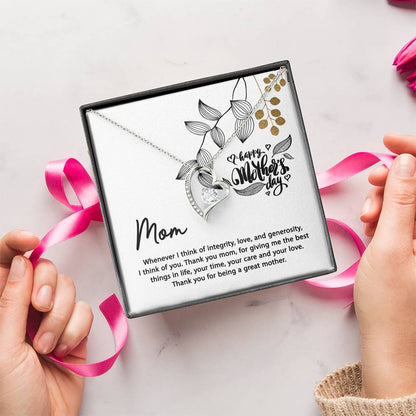 Mother Necklace Customize Gift?? Mother's Day Gift  Alluring Necklace Forever Love Necklace