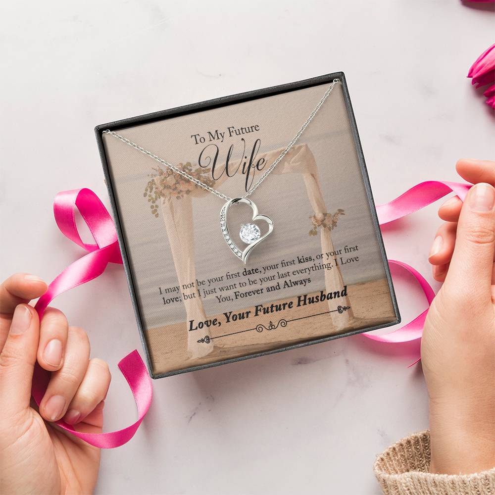 To My Future Wife - Heart Necklace Forever Love Necklace