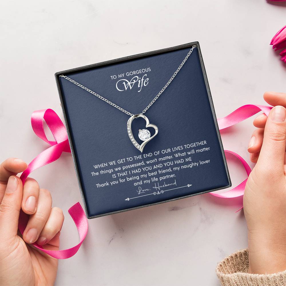 Perfect Necklace For Your Wife ?? Forever Love Necklace
