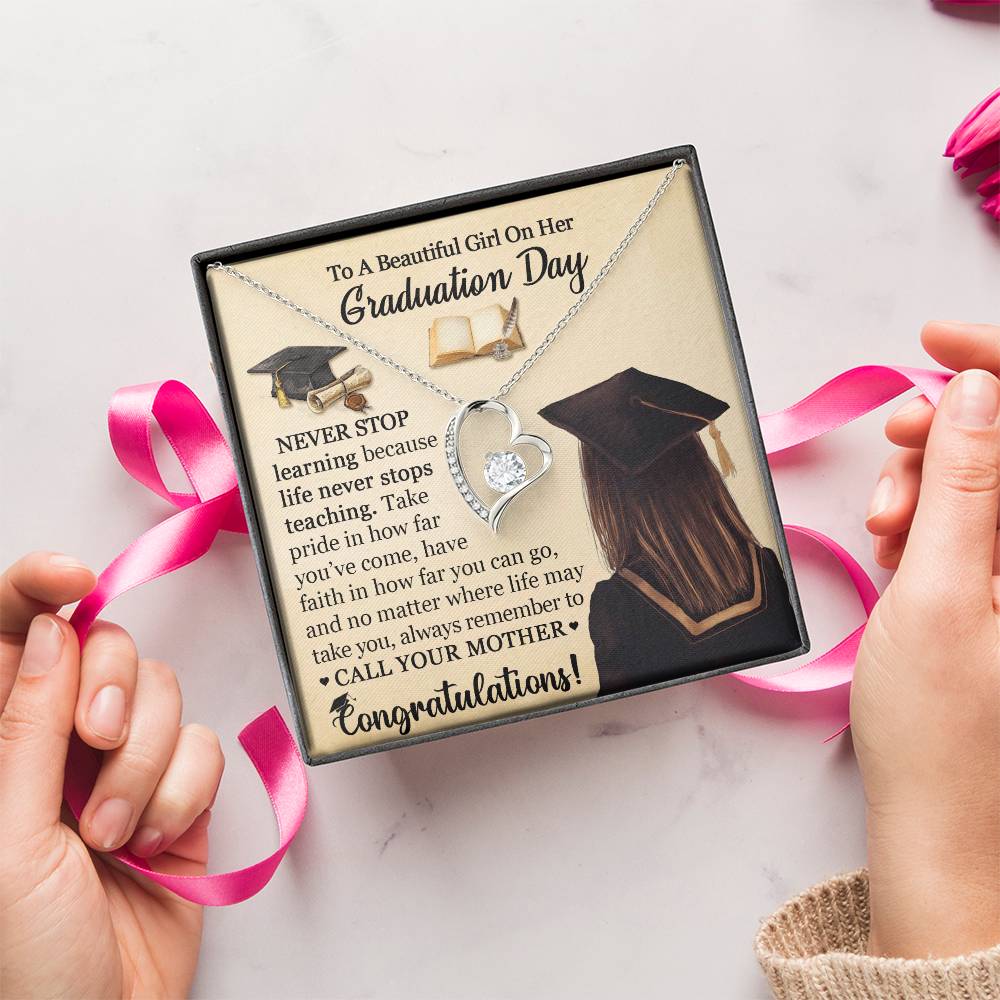 Graduation 2021 From Mother - Forever Love Necklace™ Forever Love Necklace