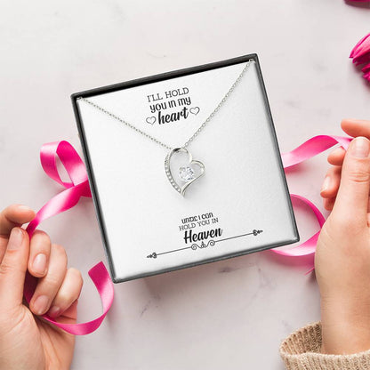 I'll Hold You In My Heart Necklace Forever Love Necklace