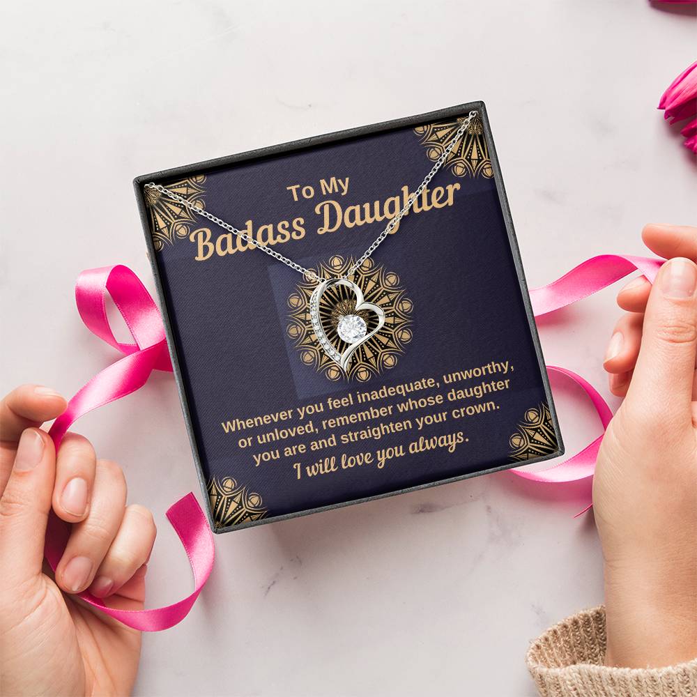 Best Daughter Gift Forever Love Necklace