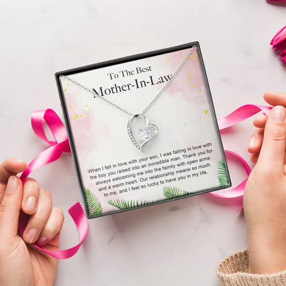 When I Fell In Love With Your Son Forever Love Necklace