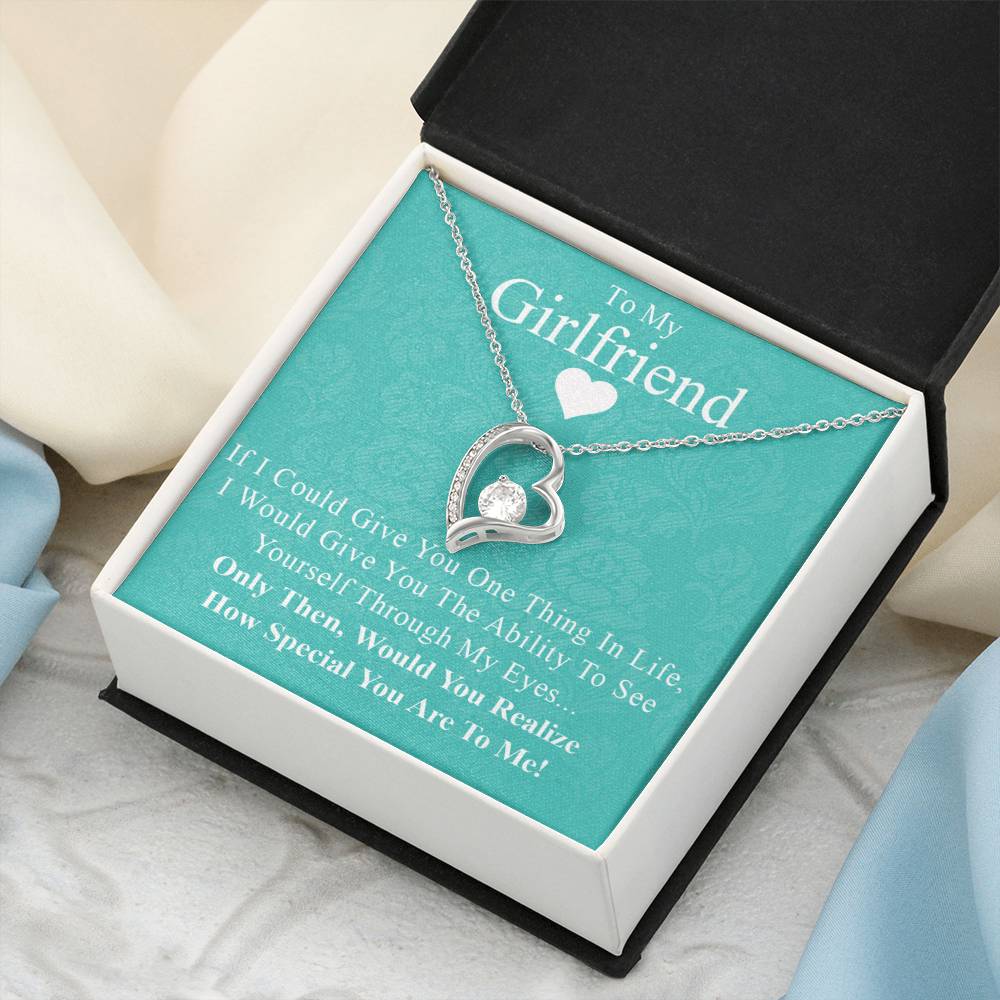 To My Girlfriend 3 Forever Love Necklace