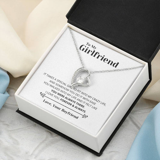 To My Girlfriend You Were Always There Forever Love Necklace