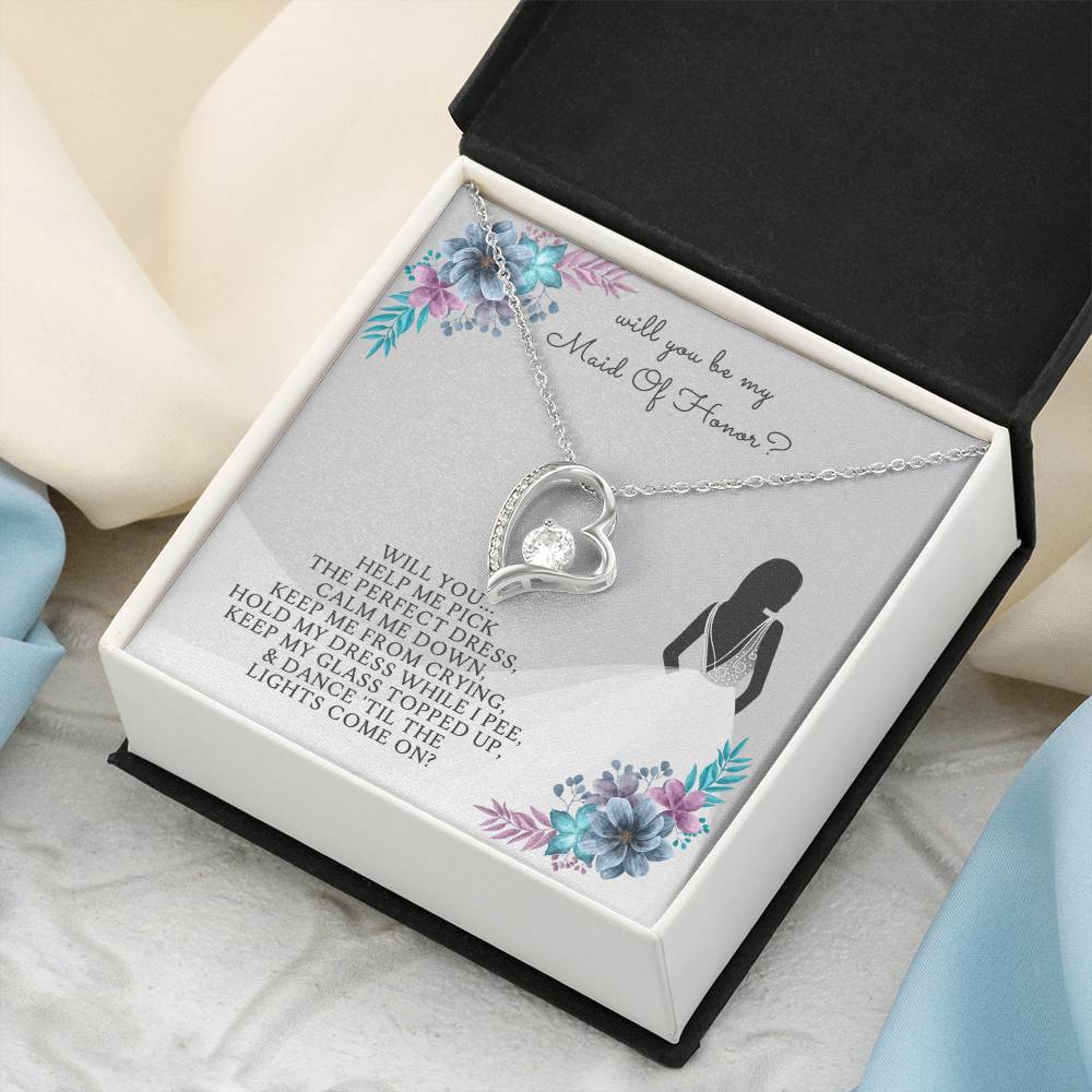 Unique Bridesmaid Jewelrybridesmaid Accessories Jewelry 1 Forever Love Necklace