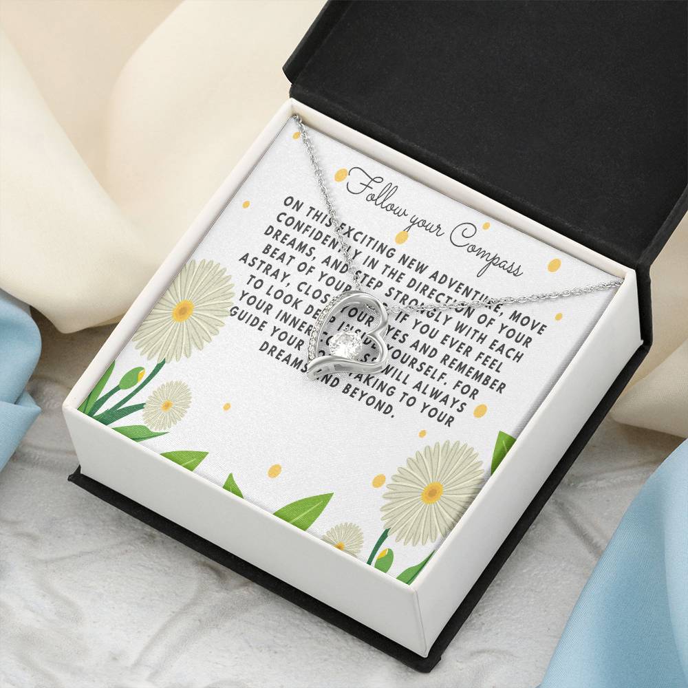 Class Of 2022 Necklace Jewelry Gift Graduation Gift For Daughter Gift From Mom I'll Always Be There For You Forever Love Necklace