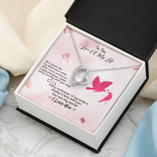 You Are My World To Love 1 Forever Love Necklace