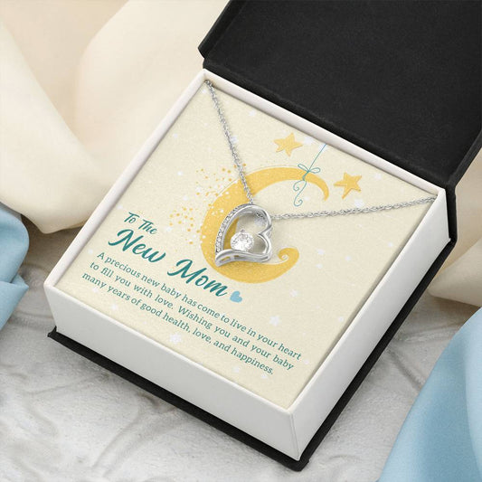 Forever Love Necklace For New Mom Gift For New Mom Forever Love Necklace