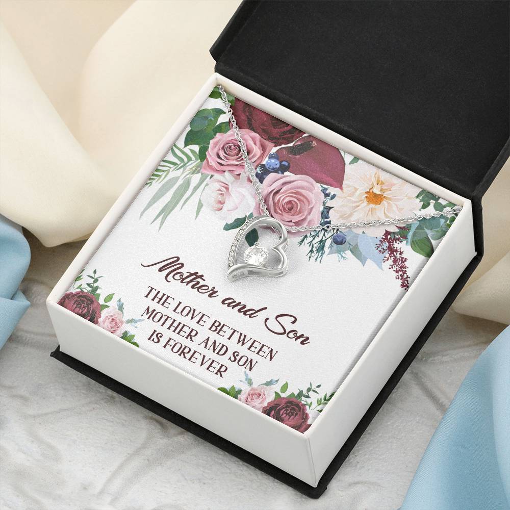 Mother Son Necklace Mother And Son Necklace Mom Jewelry From Son Gift For Mom From Sonmother And Son Birthday Gift 1 Forever Love Necklace