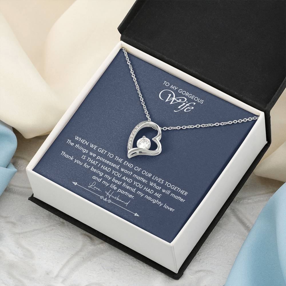 Perfect Necklace For Your Wife ?? Forever Love Necklace