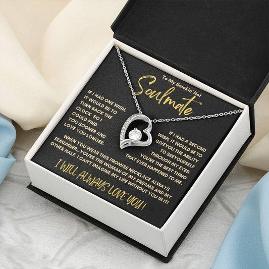 Soulmate - Woman Of My Dreams Forever Love Necklace