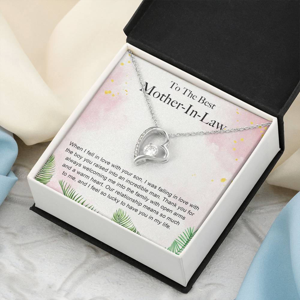 When I Fell In Love With Your Son Forever Love Necklace