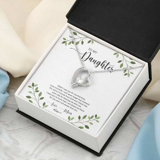 Gift For Daughter From Mom Someday When Pages Of My Life Ends Daughter Necklace Gift For Daughter Forever Love Necklace