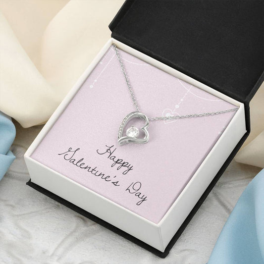 Happy Valentine's Day Necklace 2 Forever Love Necklace