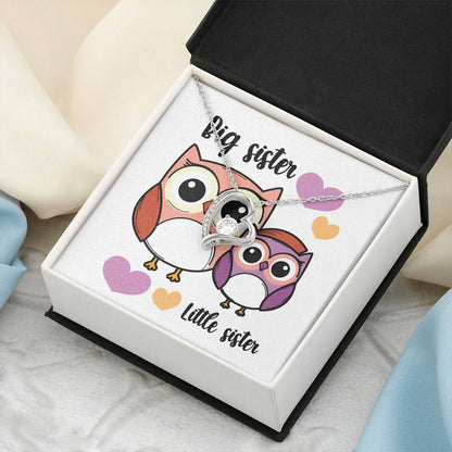 Little Sister Pearl Necklace From Big Brother Gift For Sister From Brother Little Sister Birthday Little Sister Graduation Forever Love Necklace