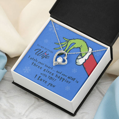 To My Future Wife I Stole Your Heart Heart Pendant Necklace 1 Forever Love Necklace