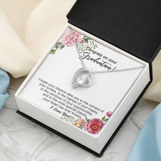 Graduation Gift For Girls Graduation Day Necklace 1 Forever Love Necklace