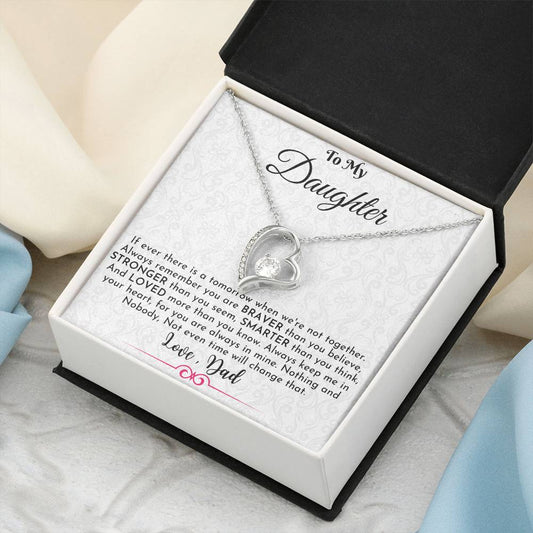 Gift For Daughter From Dad Daughter Father Necklace Daughter Gift From Dad To My Daughter Daughters Birthday Unique Grown Up Forever Love Necklace