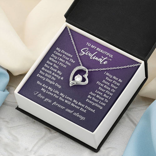 Gift For Soulmate Your Last Everything Forever Love Necklace