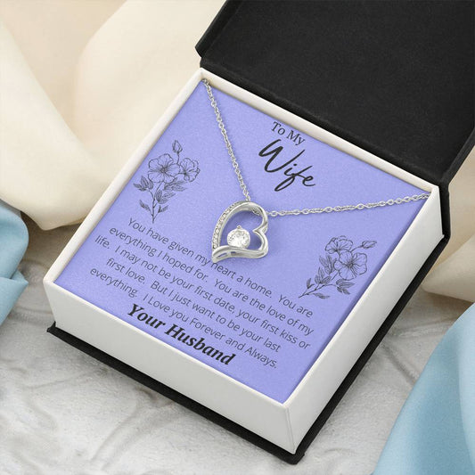 Dazzling Forever Love Necklace For That Special Woman On Valentine's Day Forever Love Necklace