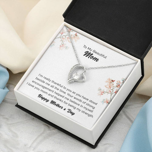 Mother's Day Gift For Mom Gift From Son Gift From Daughter 1 Forever Love Necklace
