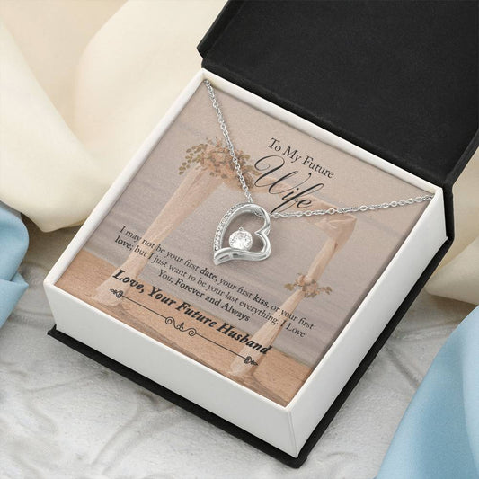 To My Future Wife - Heart Necklace Forever Love Necklace