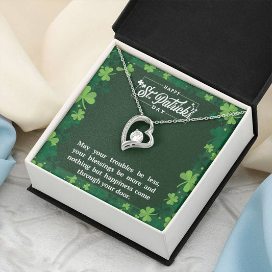 May Your Troubles Be Less Forever Love Necklace