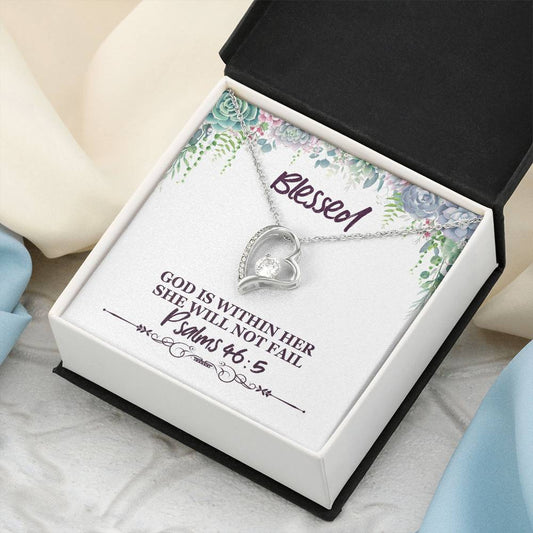 Psalms 465 God's Promise Necklace 2 1 Forever Love Necklace