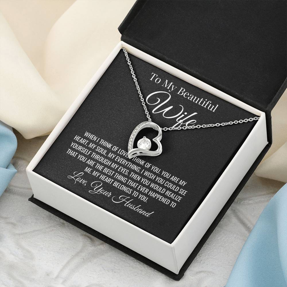 Wife Forever Love Valentine's Necklace Forever Love Necklace