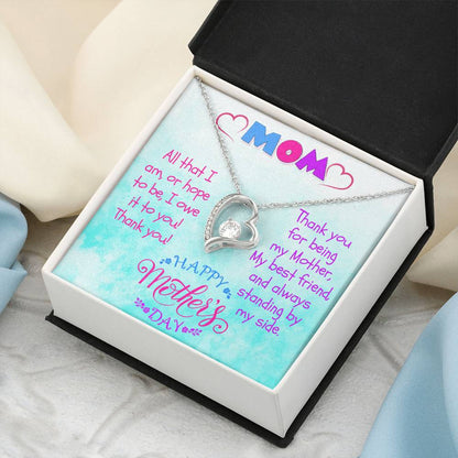 Mummy To Be Necklace Gift New Mum Gift To My Mummy Gift From Unborn Baby New Mom Gift From Husband Baby Bump Gift New Mommy Gift Idea 2 Forever Love Necklace