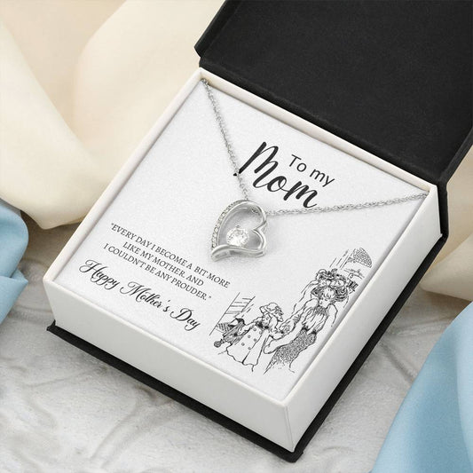Mother Gift Mother&#39;s Day Gift Necklace Gift For Mother Mother Gift From Daughter Mother Gift From Son Mother Message Card To My Forever Love Necklace