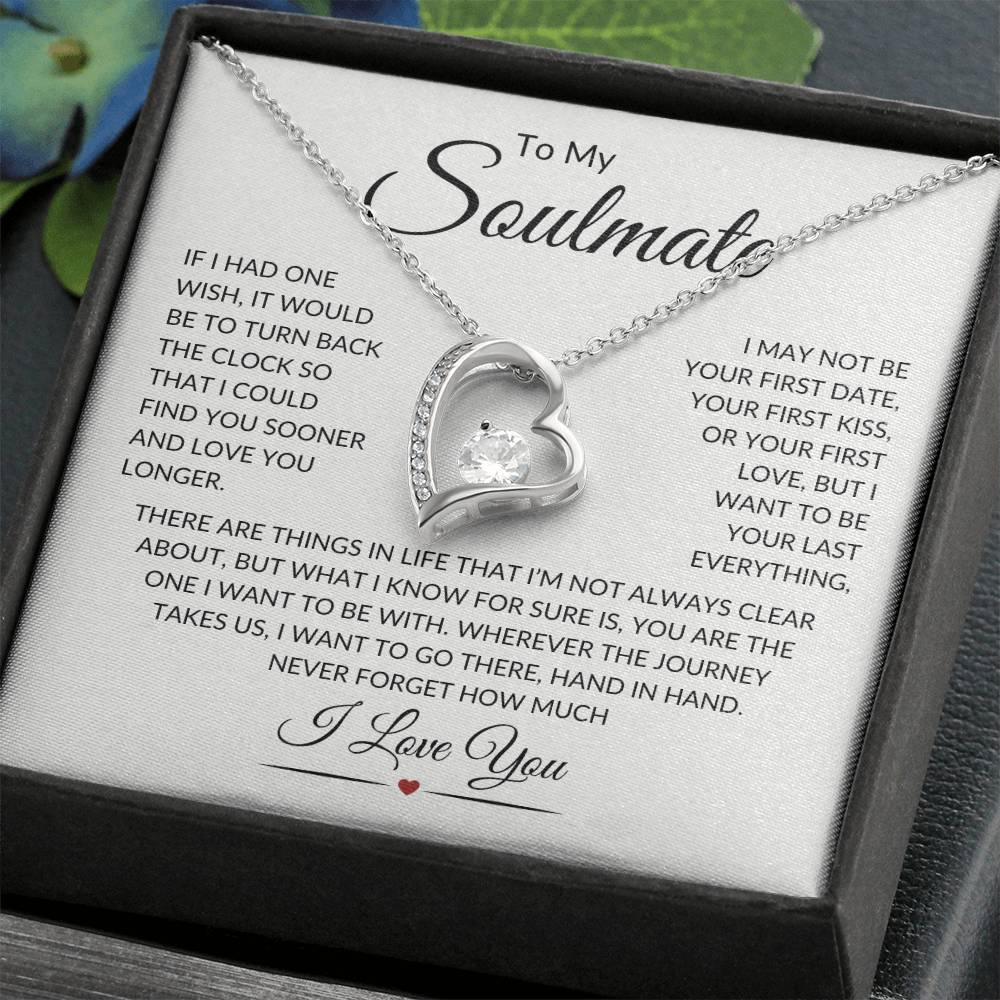 Soulmate Last Everything W  Forever Love Necklace ?? Forever Love Necklace