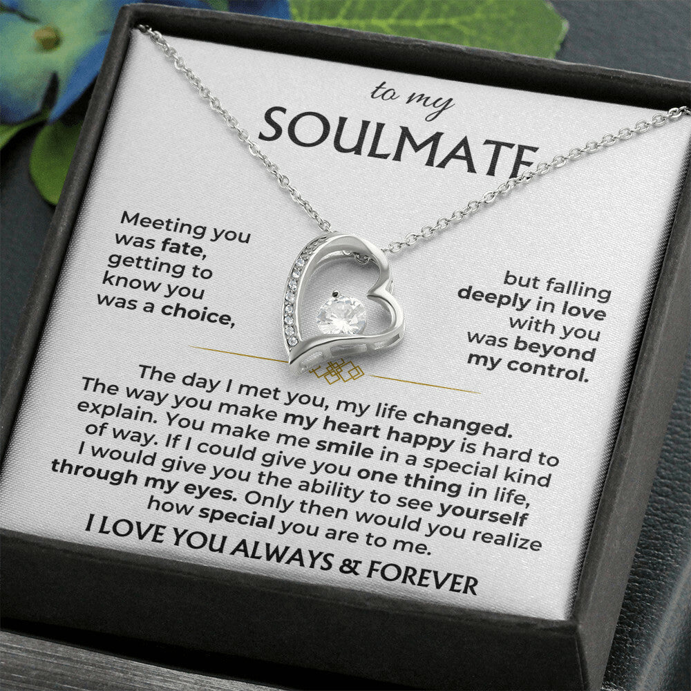 To My Soulmate - Forever Love Gift Set - Forever Love Necklace