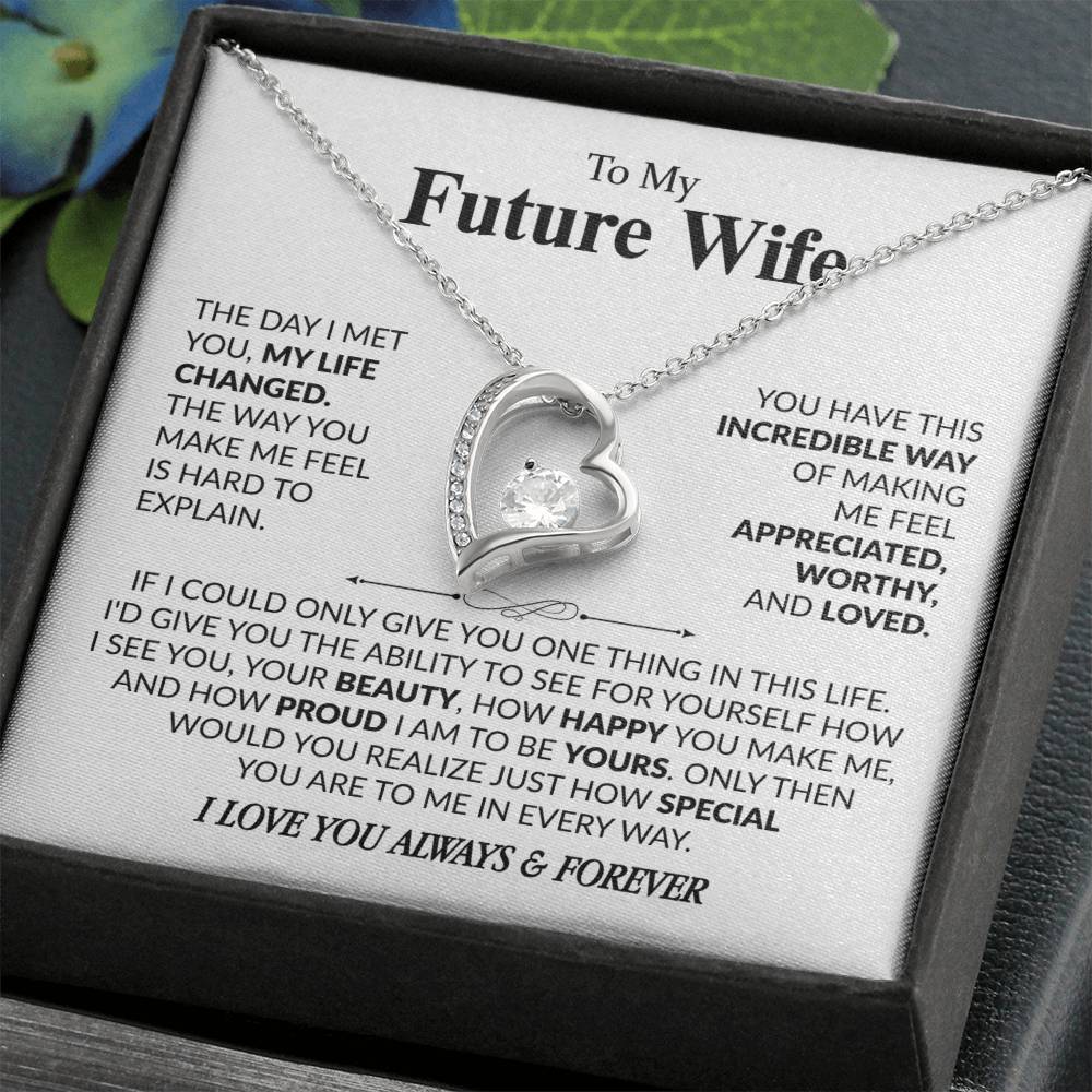 To My Future Wife Forever Love Necklace
